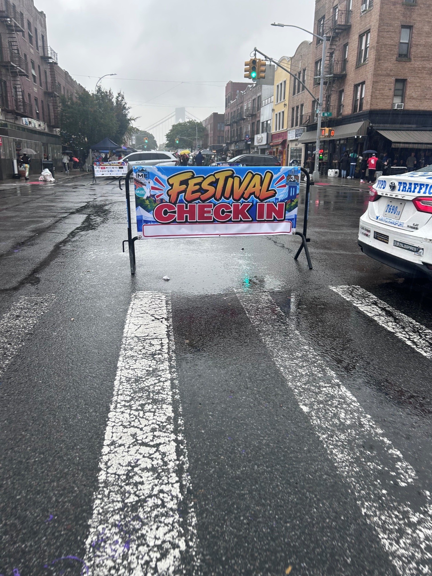 A Rainy Third Avenue Festival in Bay Ridge, Brooklyn